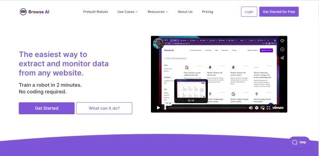 Browse AI - Best AI Tool Core Feature and Review on Toolaiz